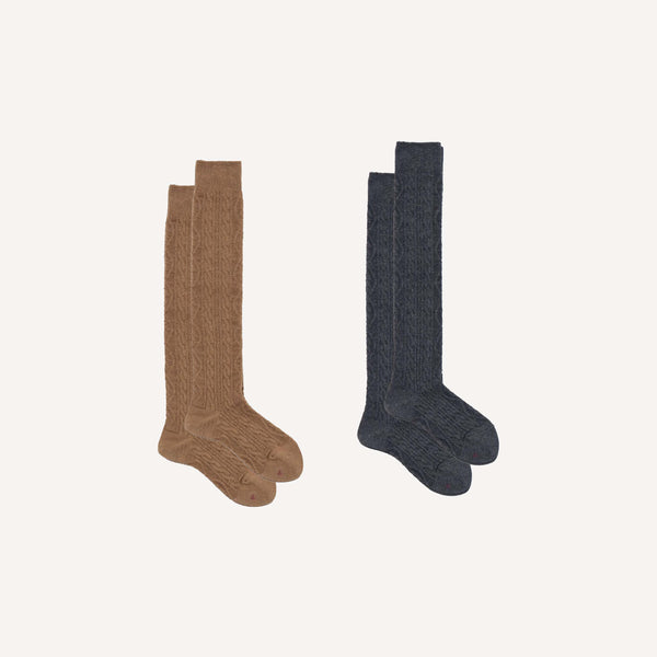 BABACO CABLE KNEE SOCKS