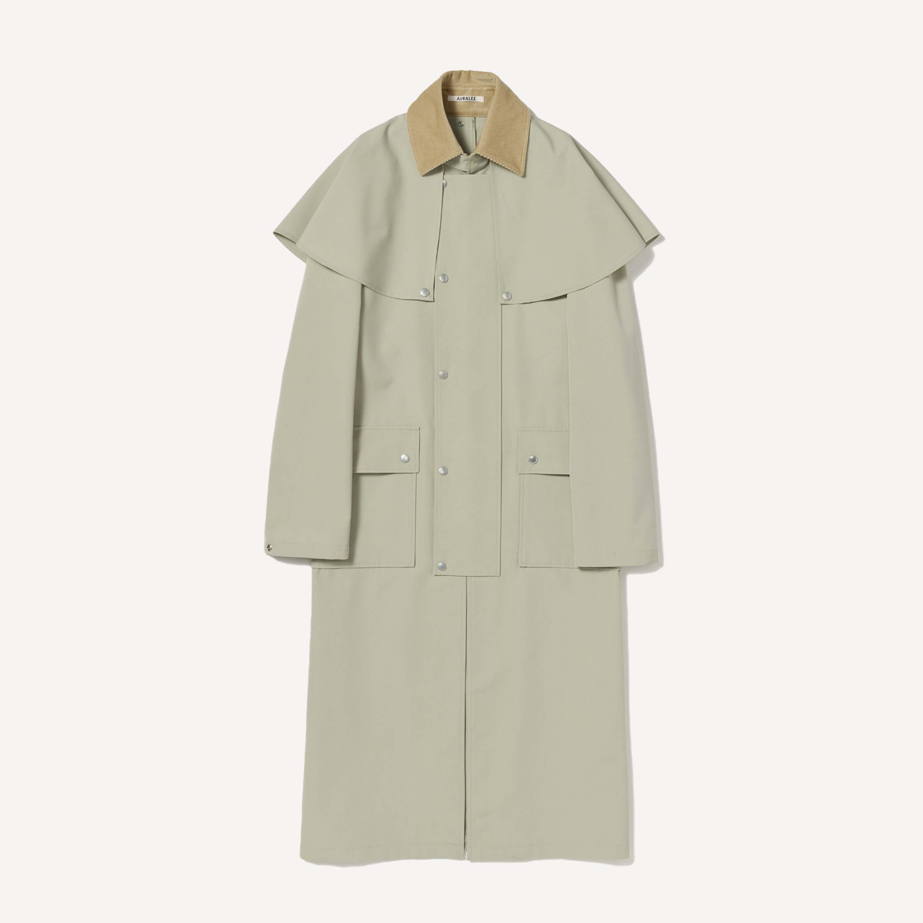 AURALEE WOOL MAX CANVAS COAT – PLAIN GOODS