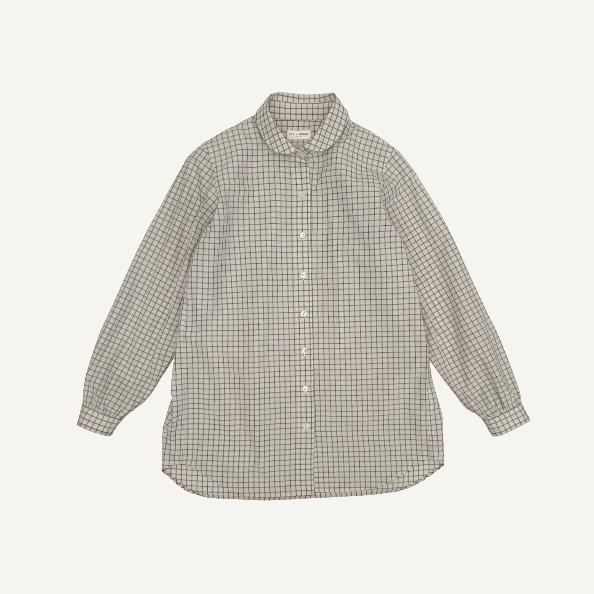 PLAIN GOODS CLUB COLLAR SHIRT