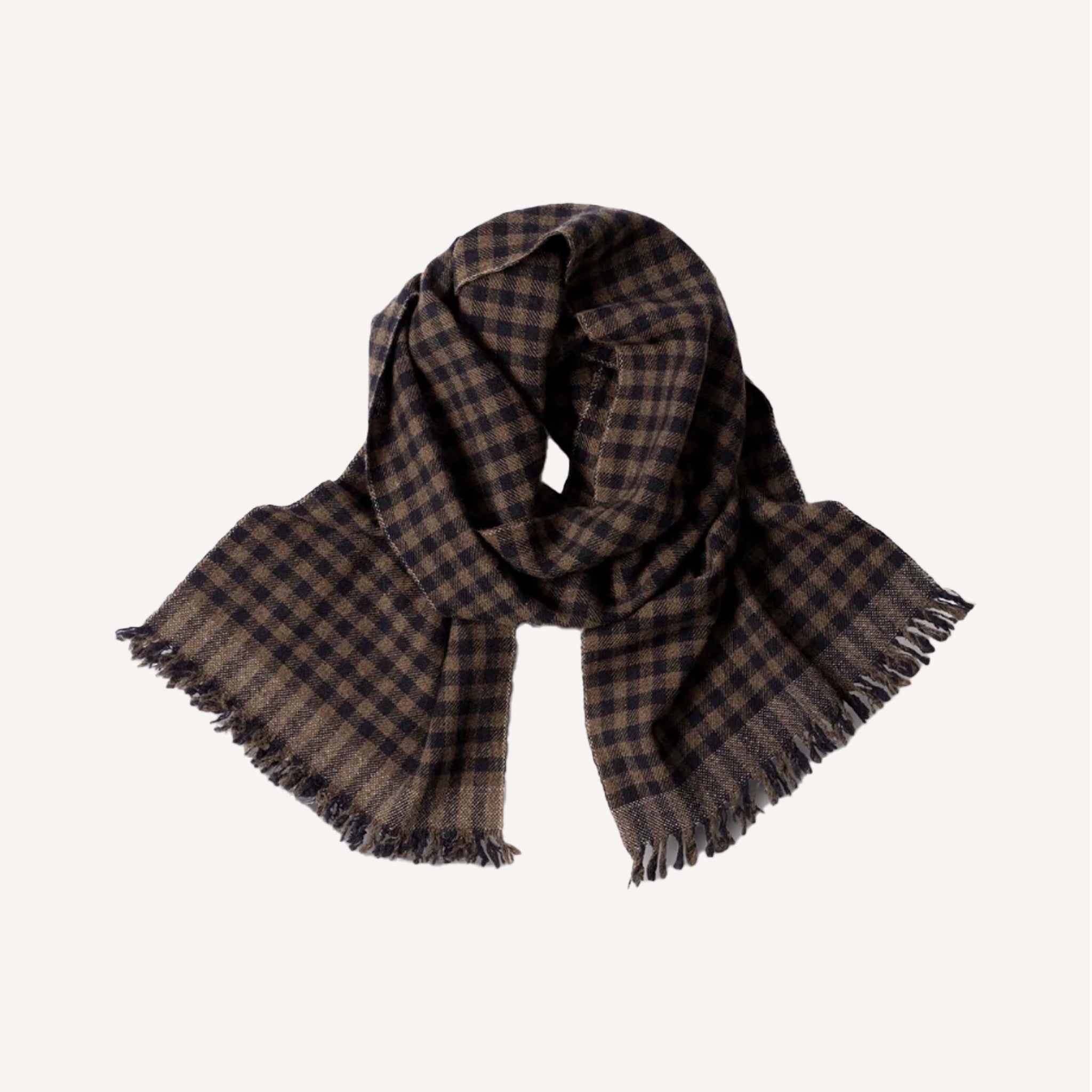 MARGARET HOWELL FINE GINGHAM SCARF