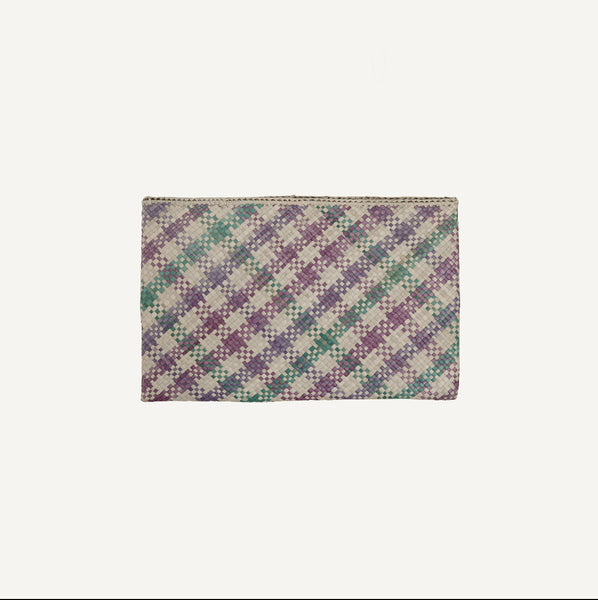 VINTAGE WOVEN STRAW CLUTCH