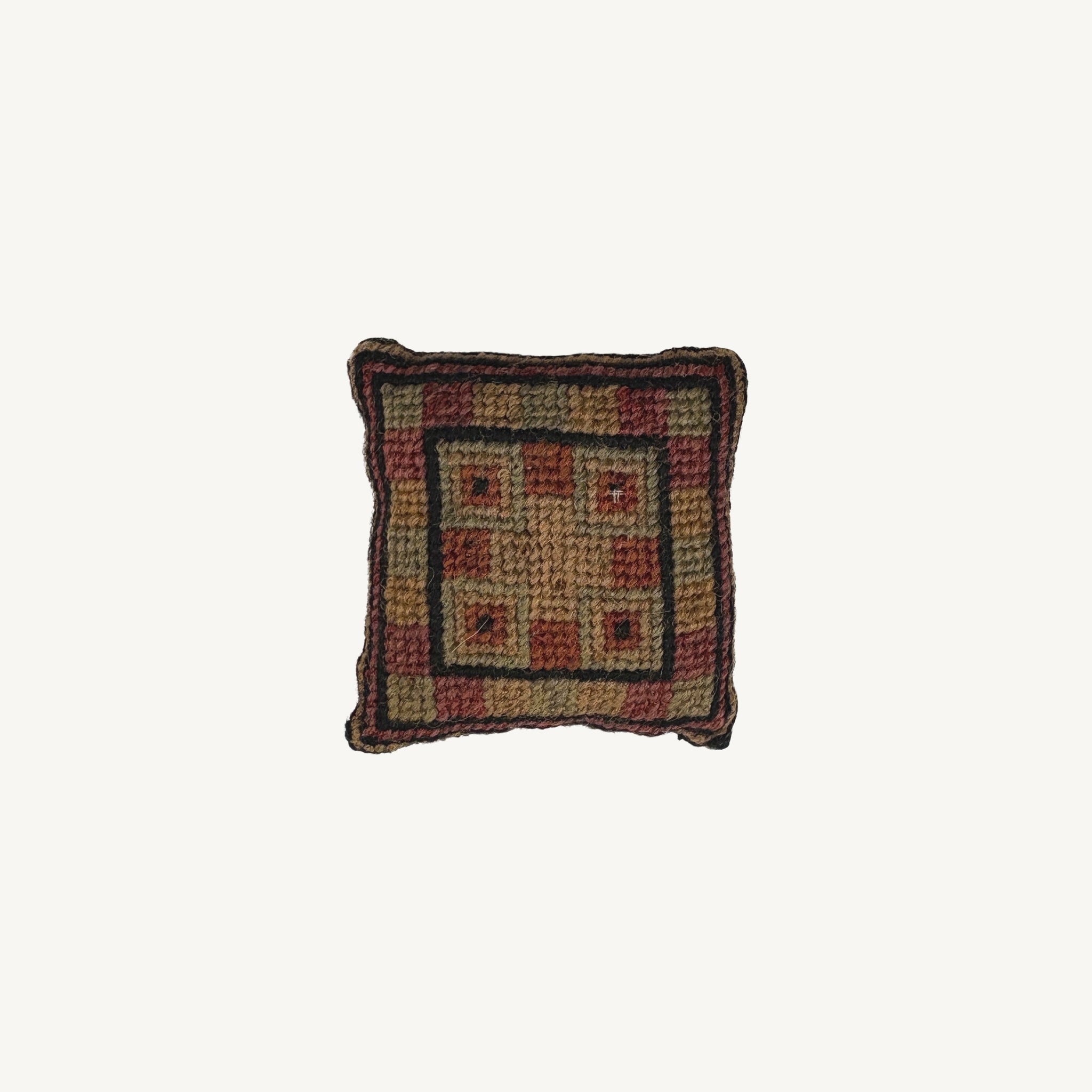 ANTIQUE NEEDLEPOINT PIN CUSHION
