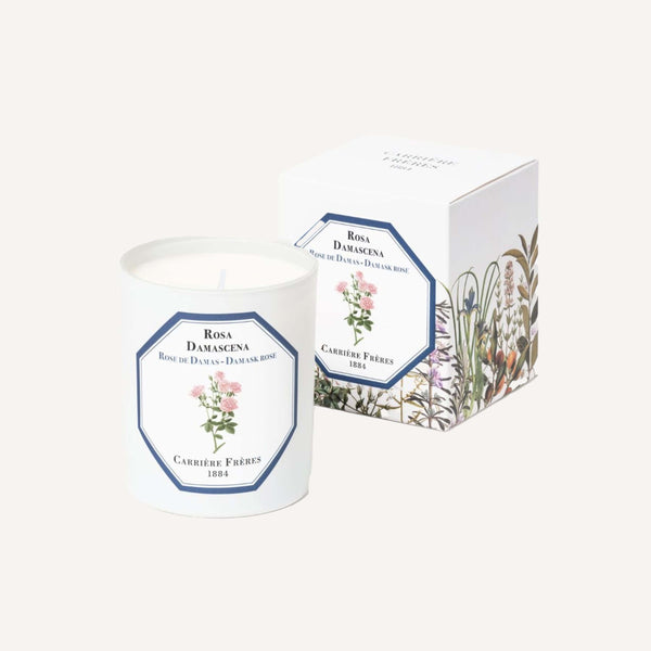 CARRIERE FRERES DAMASK ROSE CANDLE