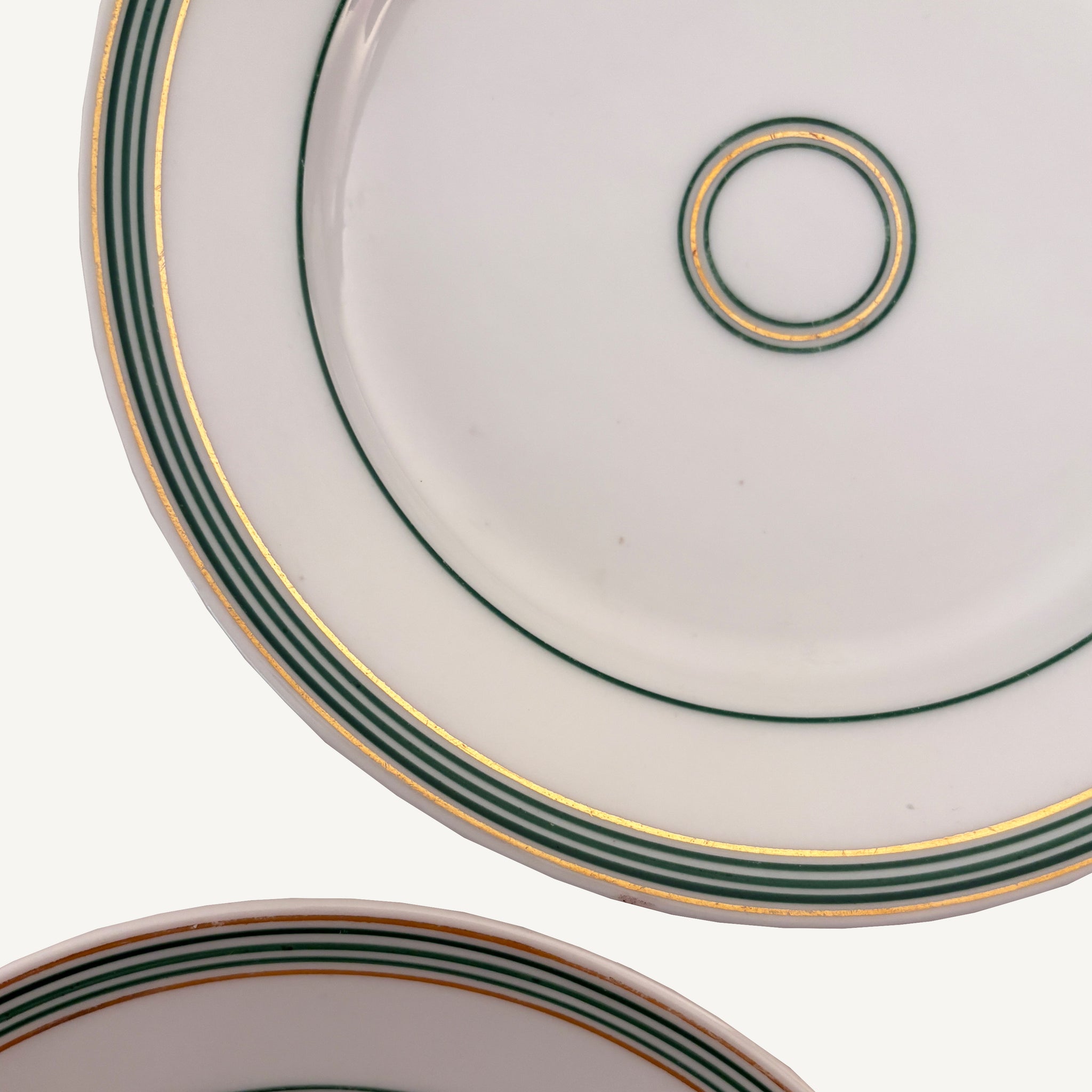 ANTIQUE FRENCH DESSERT PLATES