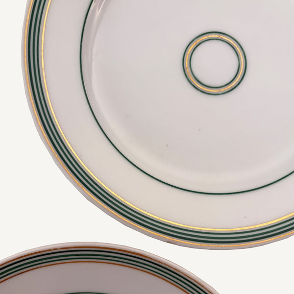 ANTIQUE FRENCH DESSERT PLATES