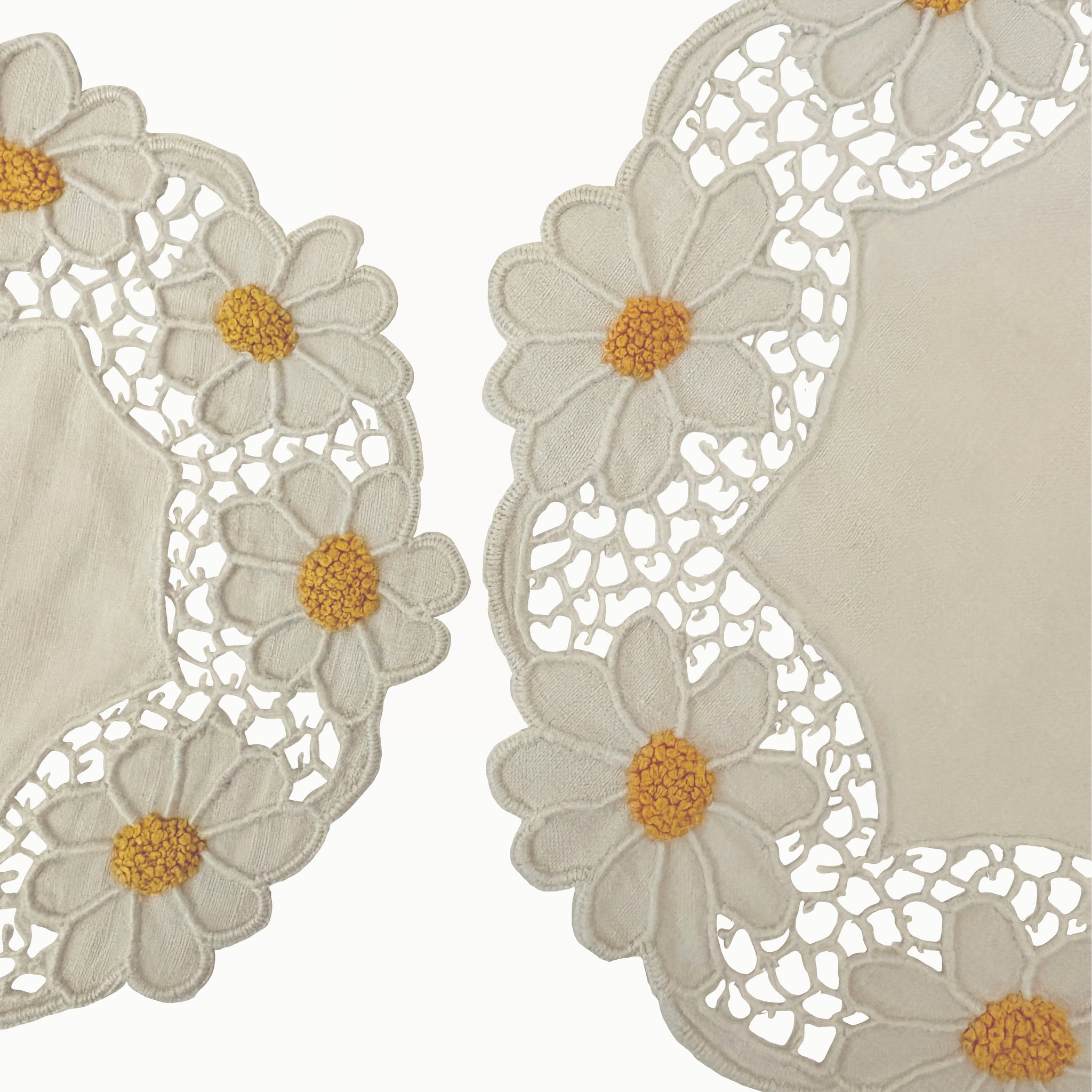 VINTAGE NEEDLEWORK TRIVETS