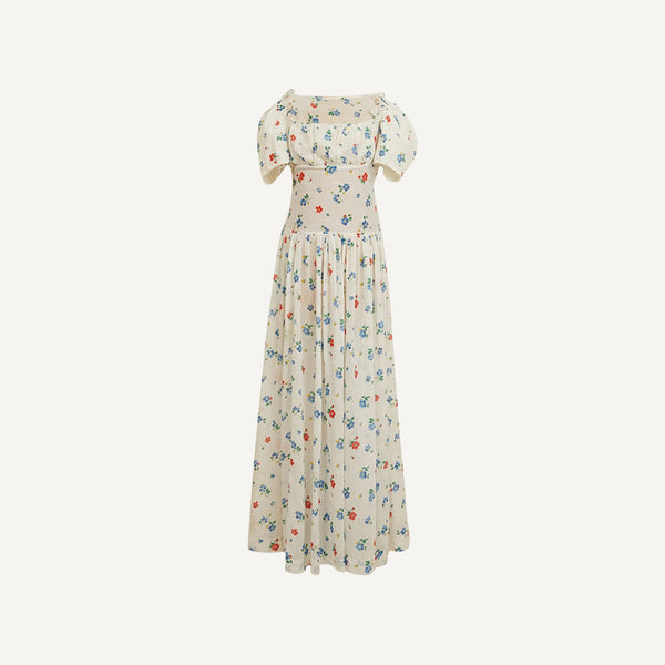 VINTAGE PRINTED VOILE DRESS