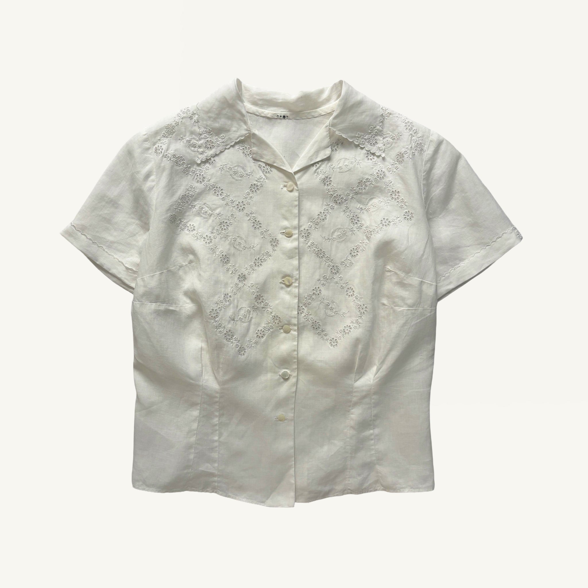 VINTAGE EMBROIDERED BLOUSE