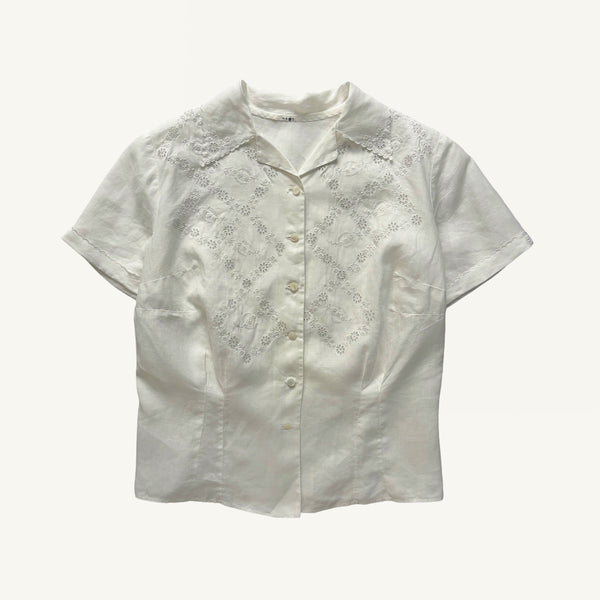 VINTAGE EMBROIDERED BLOUSE