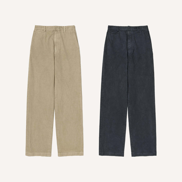 AURALEE FINX LIGHT CHINO PANTS