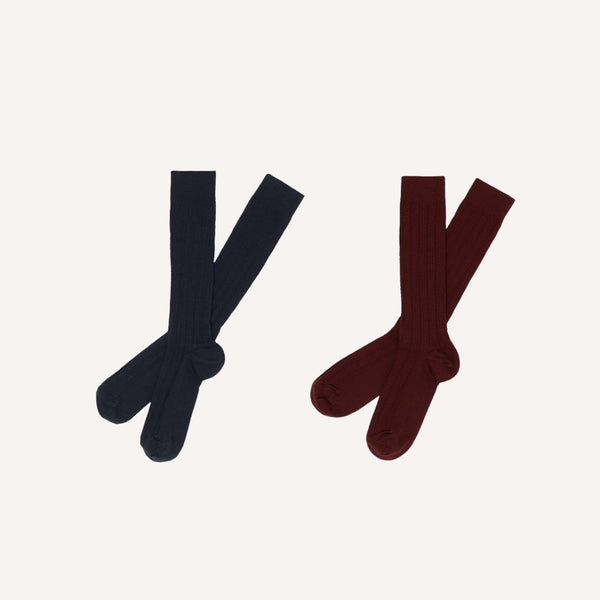 FUB WOOL KNEE SOCKS
