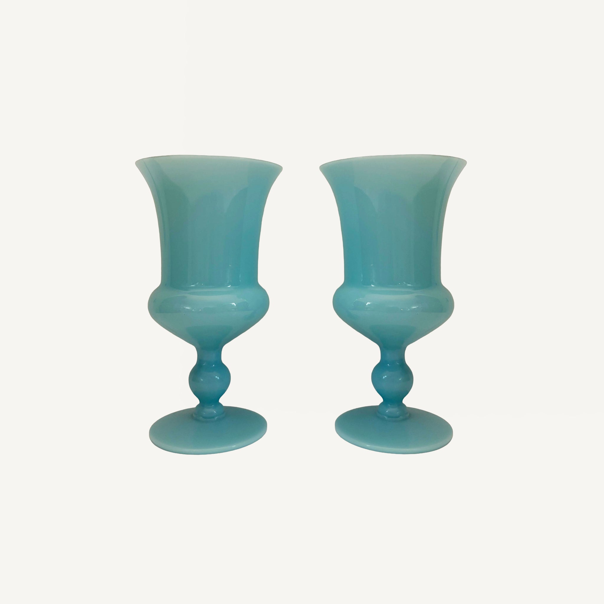 VINTAGE OPALINE GOBLETS