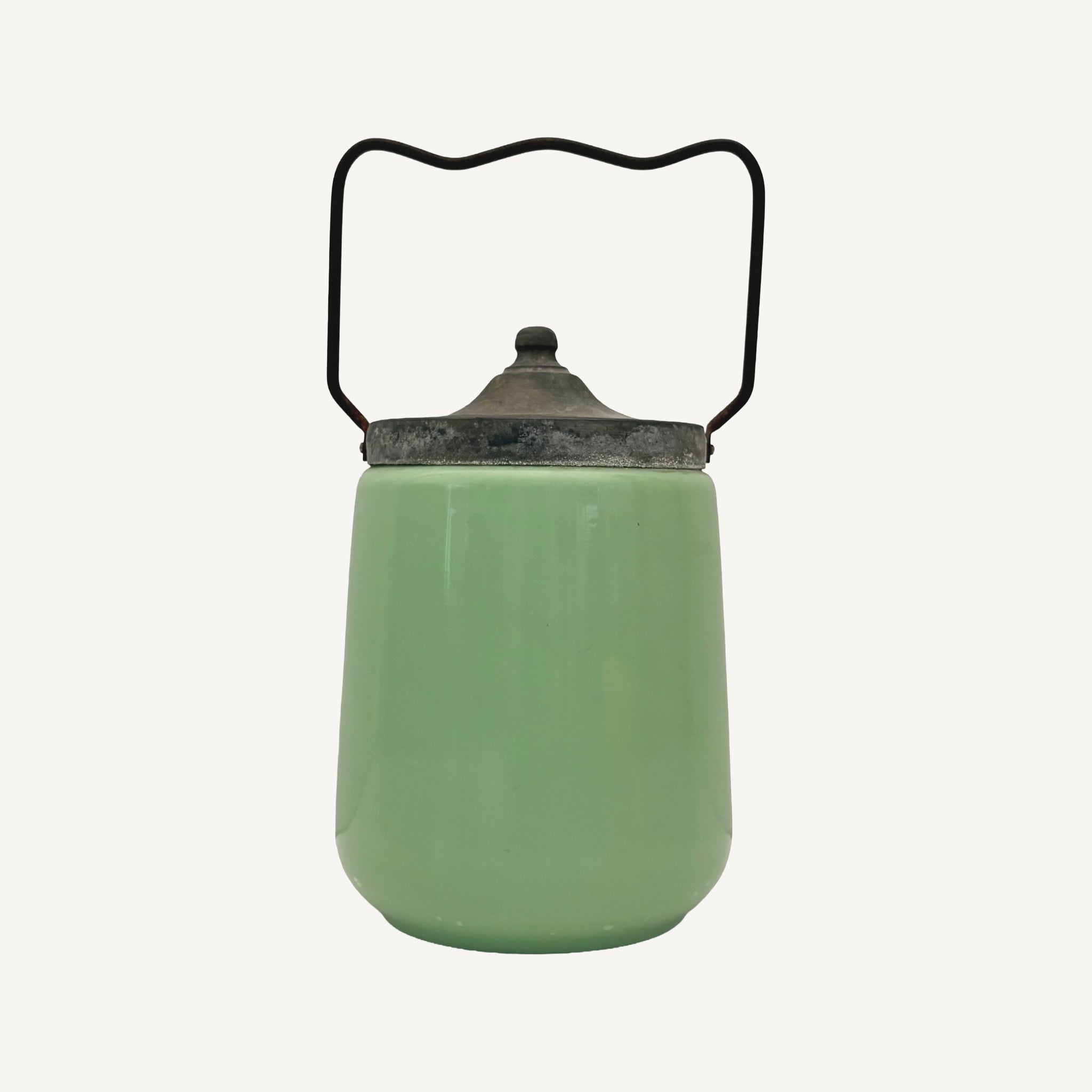 ANTIQUE BISCUIT BARREL
