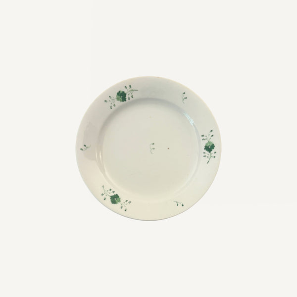ANTIQUE HAND PAINTED SPRIG PLATE