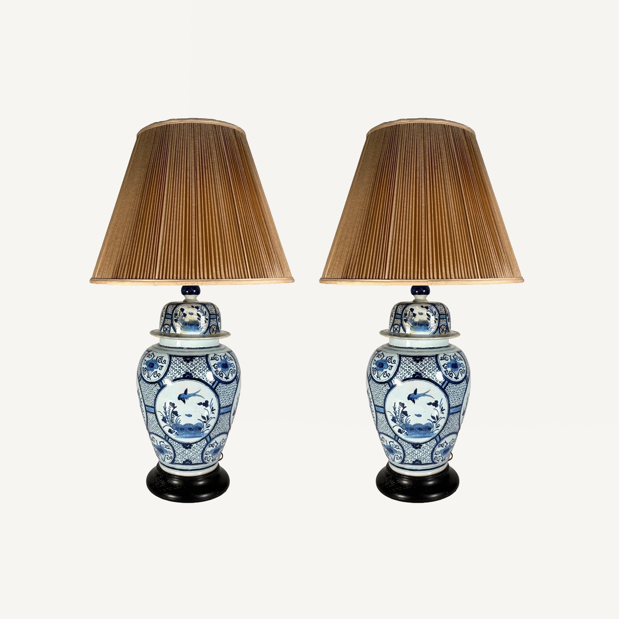 ANTIQUE DELFT LAMPS