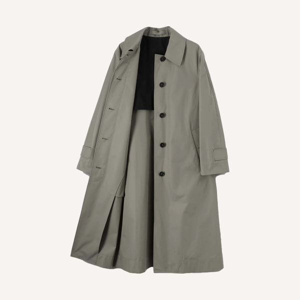 MARGARET HOWELL FLY FRONT MAC – PLAIN GOODS