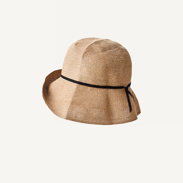 MATURE HA 4" BRIM PAPER BRAID HAT