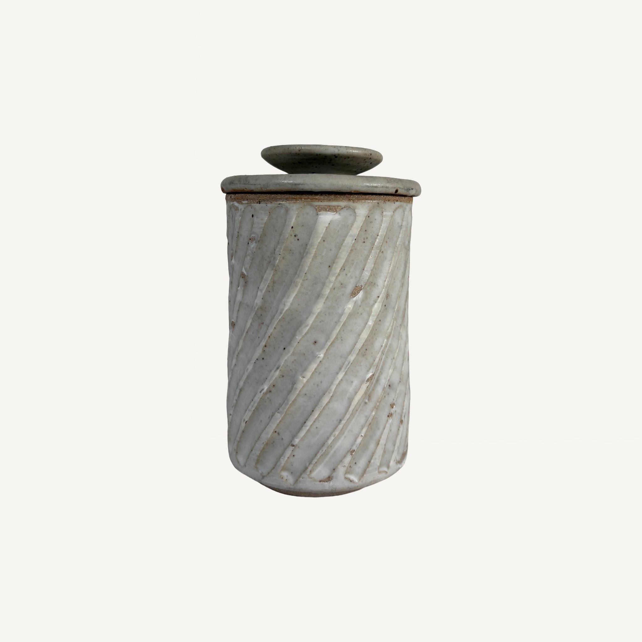STUDIO POTTERY COVERED JAR