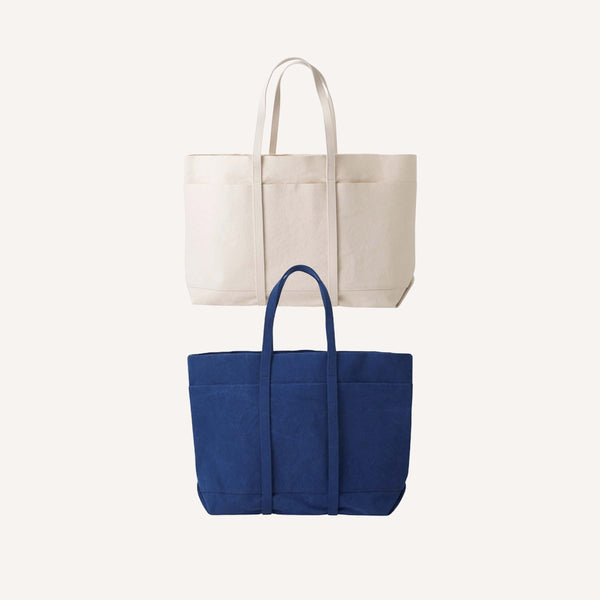 AMIACALVA MEDIUM WASHED CANVAS TOTE