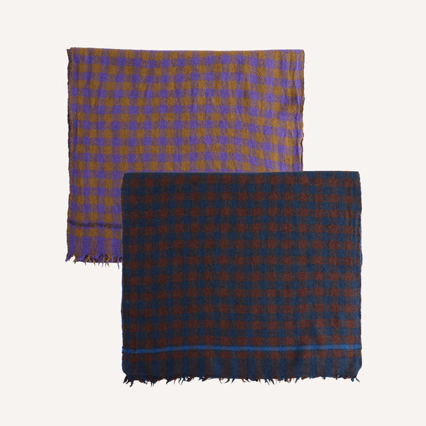 MOISMONT CHECK SCARF