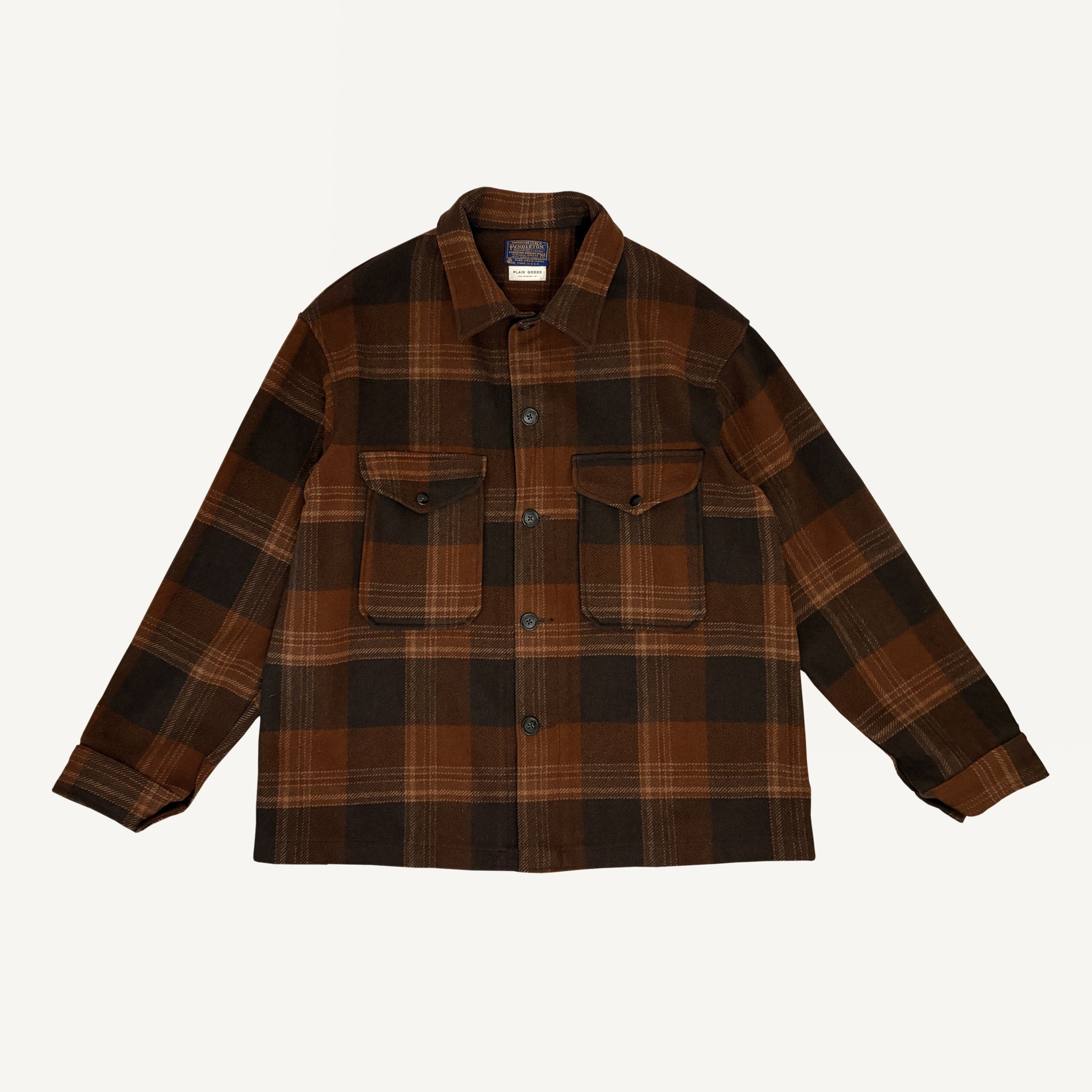 VINTAGE PENDLETON + PLAIN GOODS JACKET