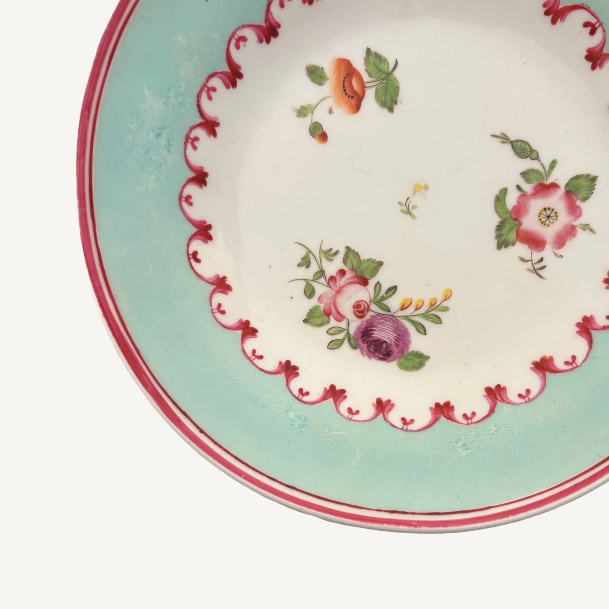 ANTIQUE HAND PAINTED PLATE