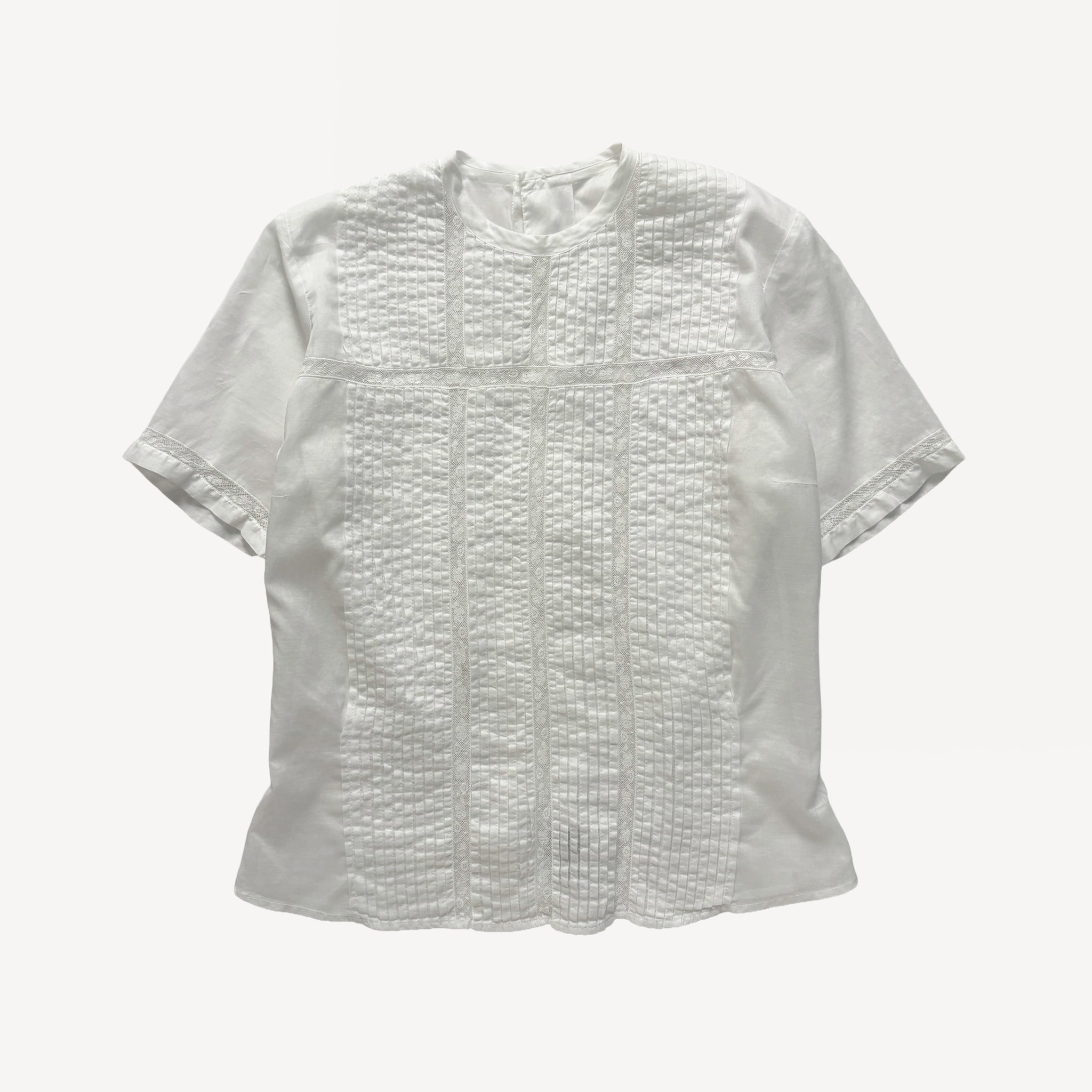 VINTAGE PLEATED BLOUSE
