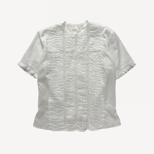 VINTAGE PLEATED BLOUSE