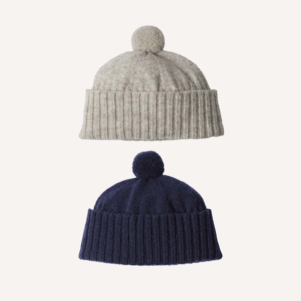 MHL. DEEP RIB BOBBLE HAT