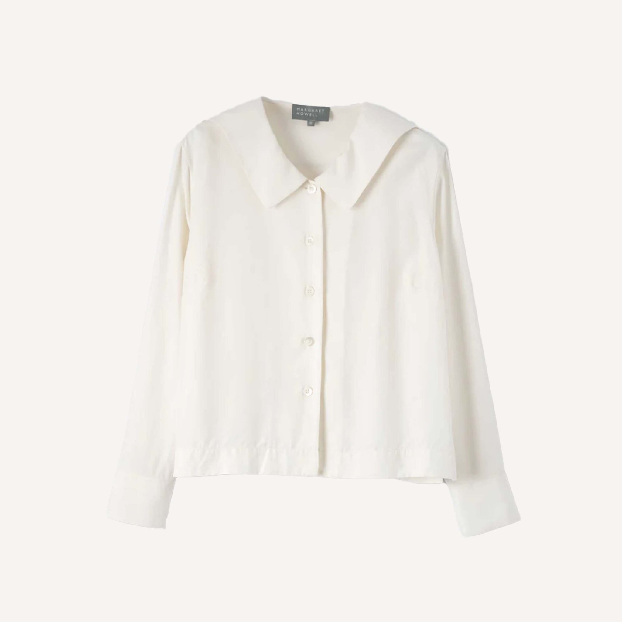 MATT COTTON SILK POPLIN（スカート）｜MARGARET HOWELL