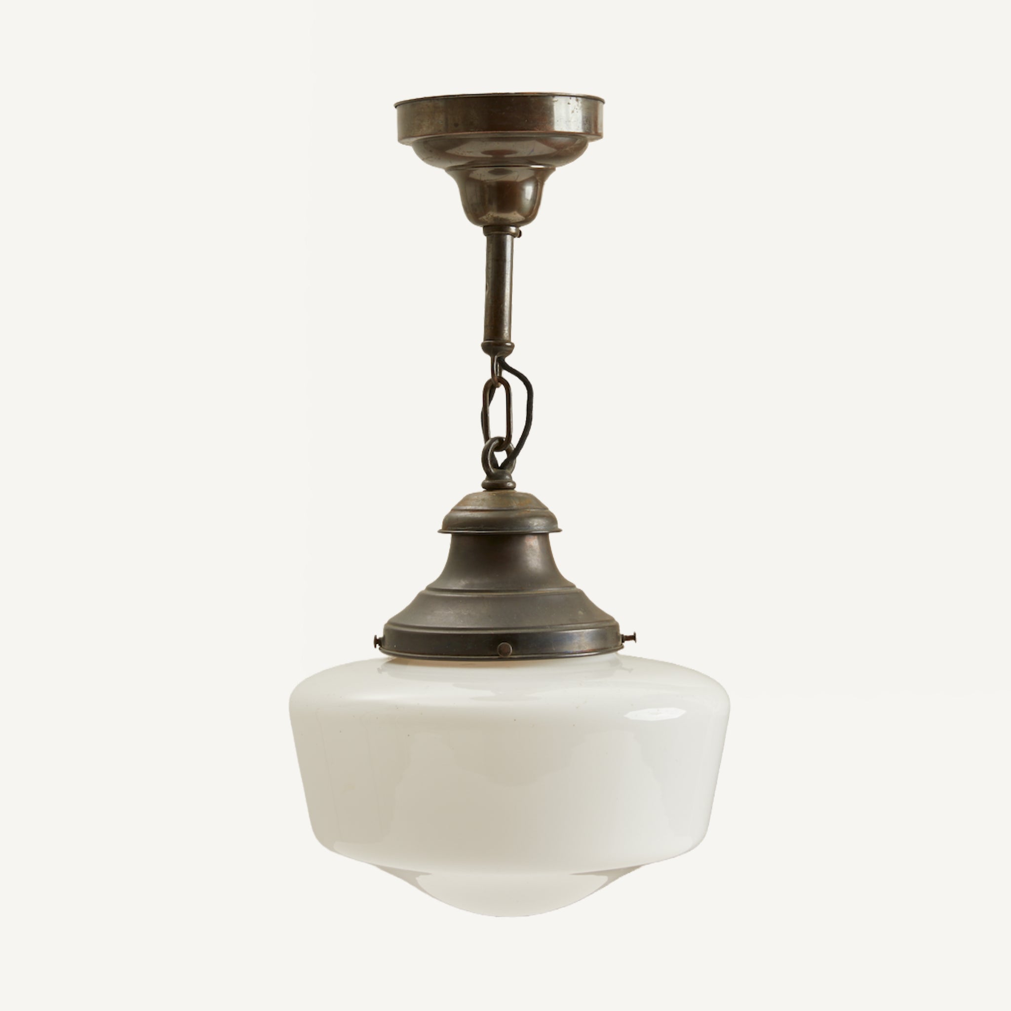 ANTIQUE SCHOOL HOUSE PENDANT