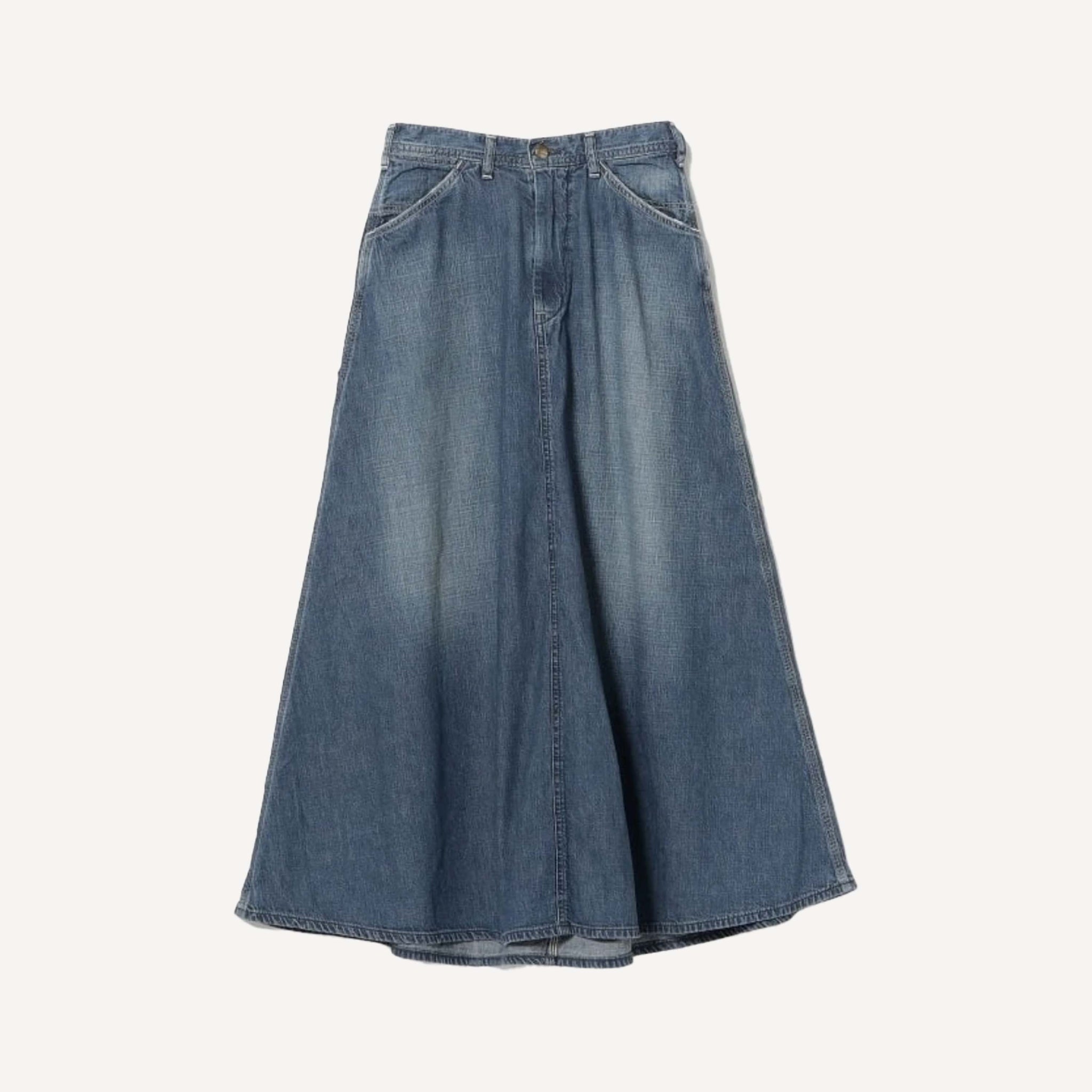 ORSLOW DENIM PAINTER SKIRT