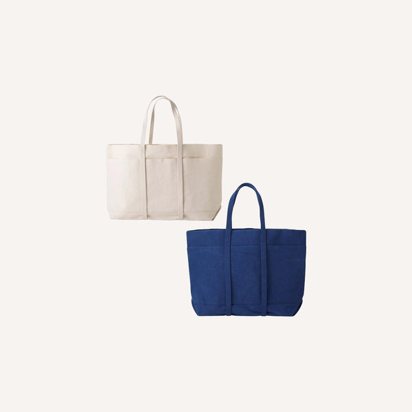 AMIACALVA SMALL WASHED CANVAS TOTE