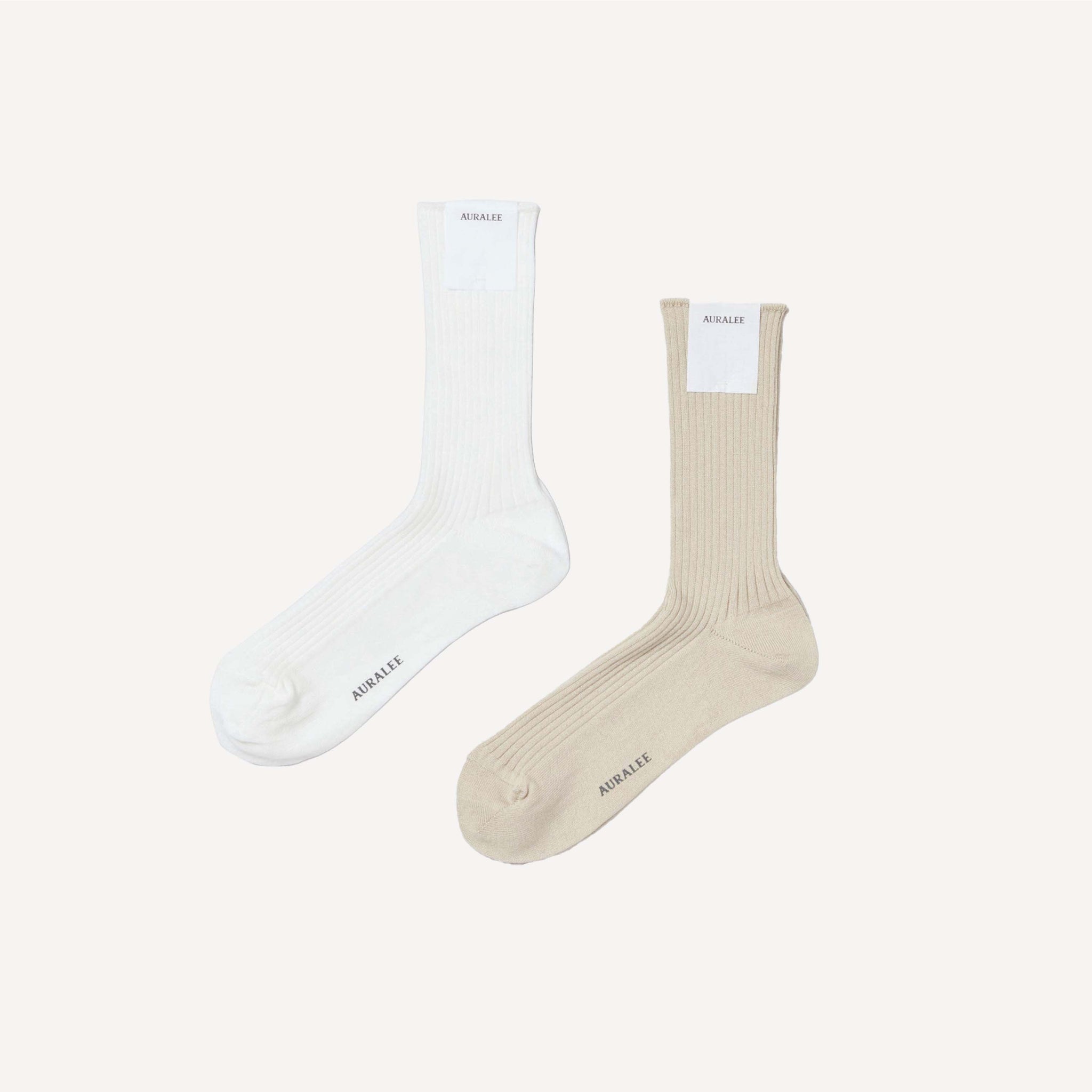 AURALEE HIGH GAUGE SOCKS