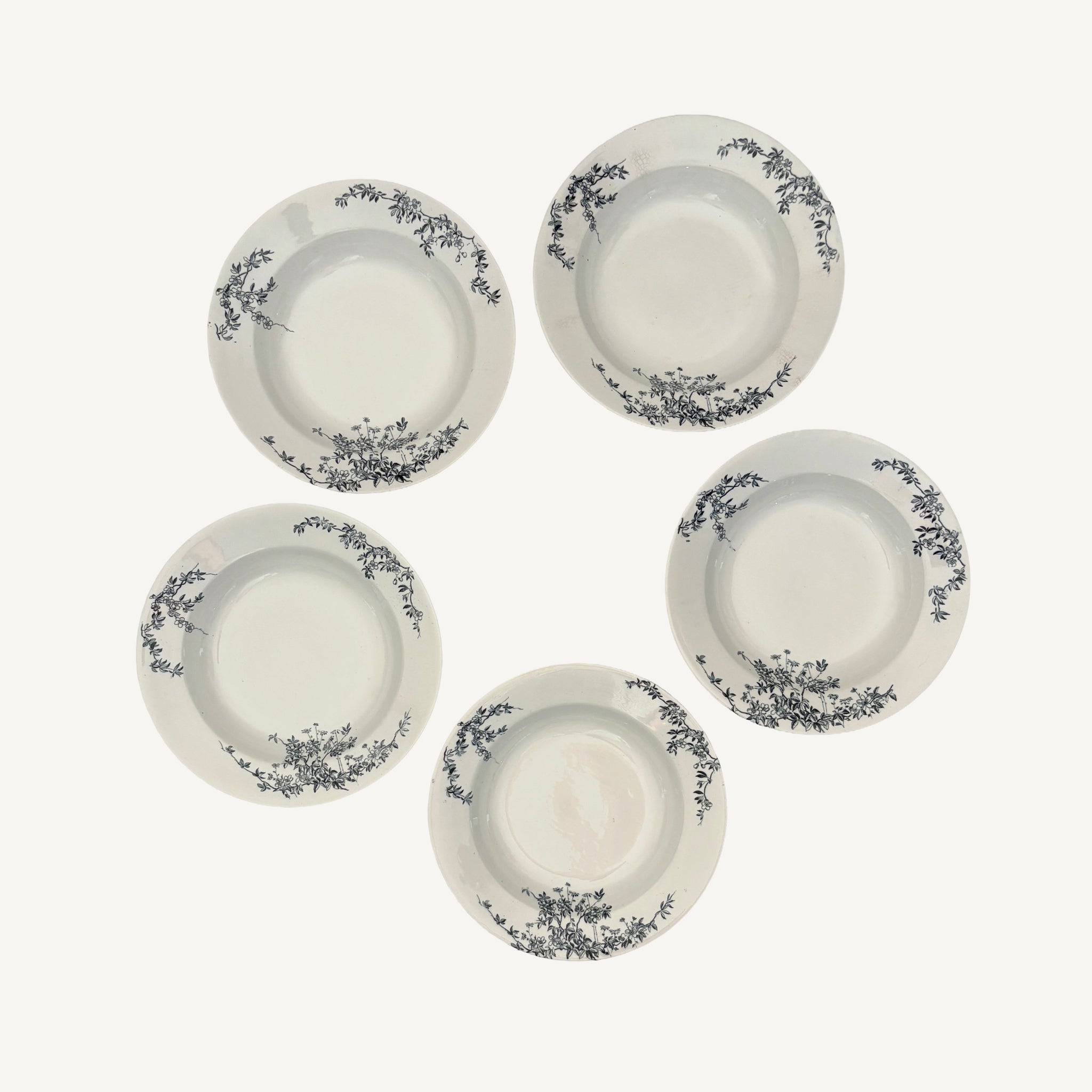 ANTIQUE SOUP BOWLS