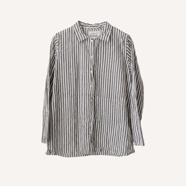 STRIPED BLOCK PRINT SHIRT