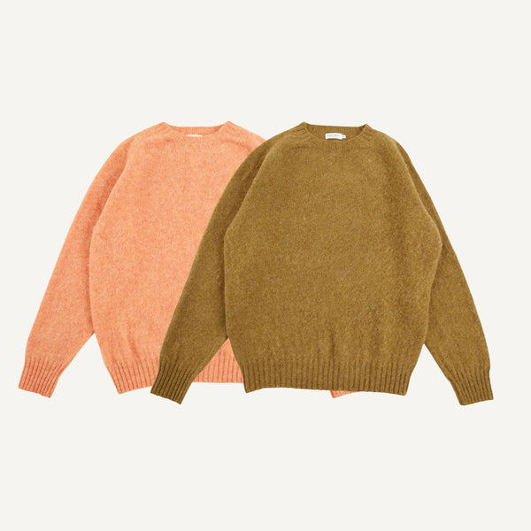 PLAIN GOODS BRUSHED SHETLAND SWEATER