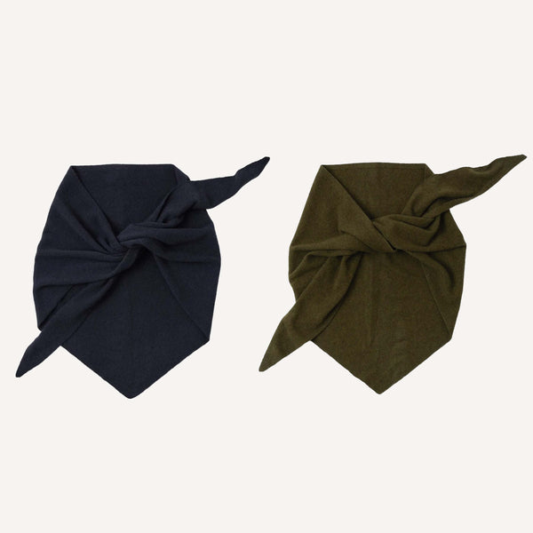 TOAST CASHMERE WOOL LARGE BANDANA
