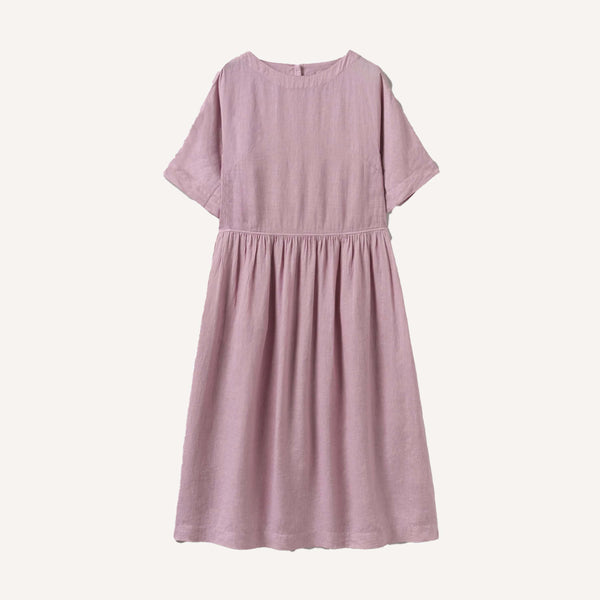TOAST LINEN GATHERED DRESS