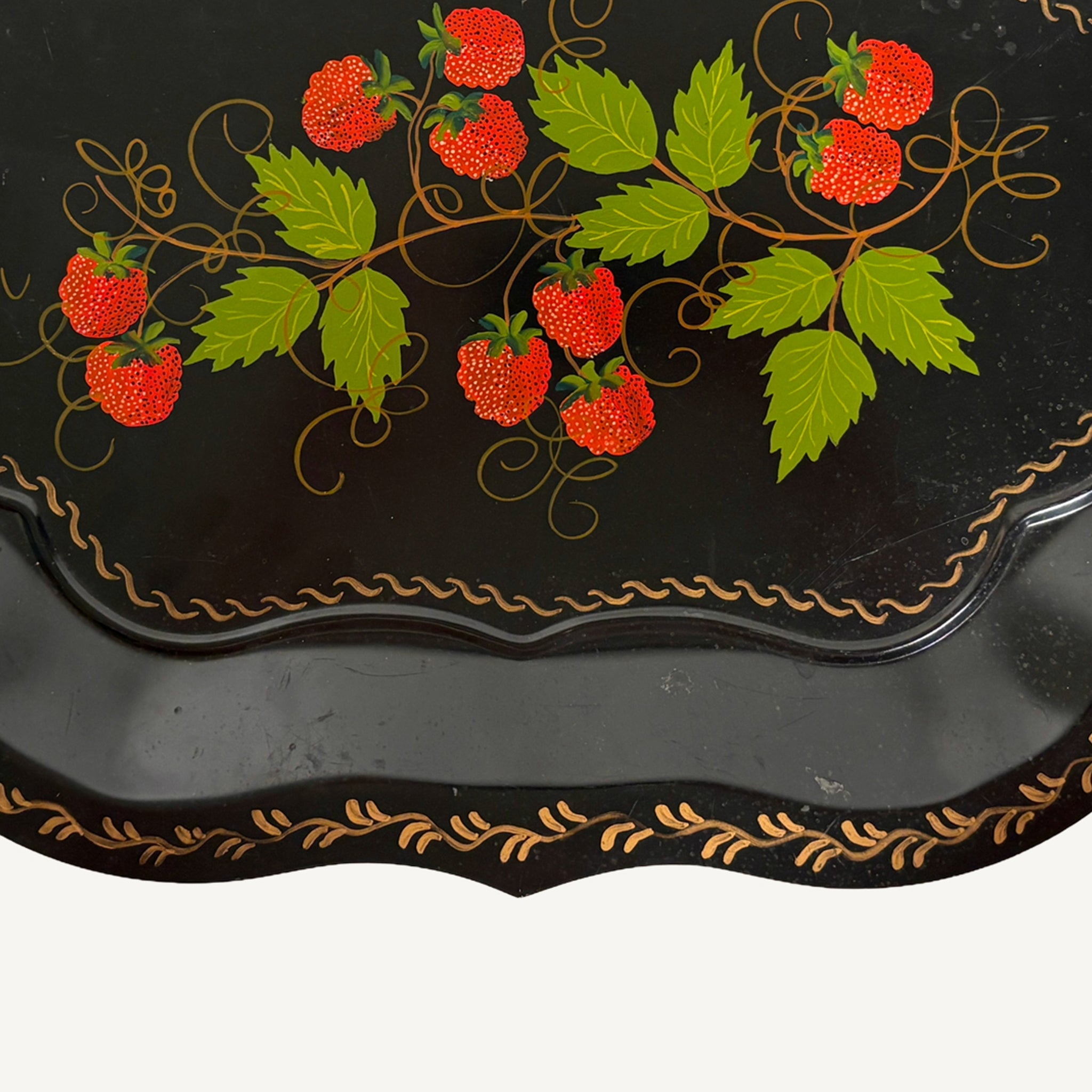 ANTIQUE TOLE TRAY