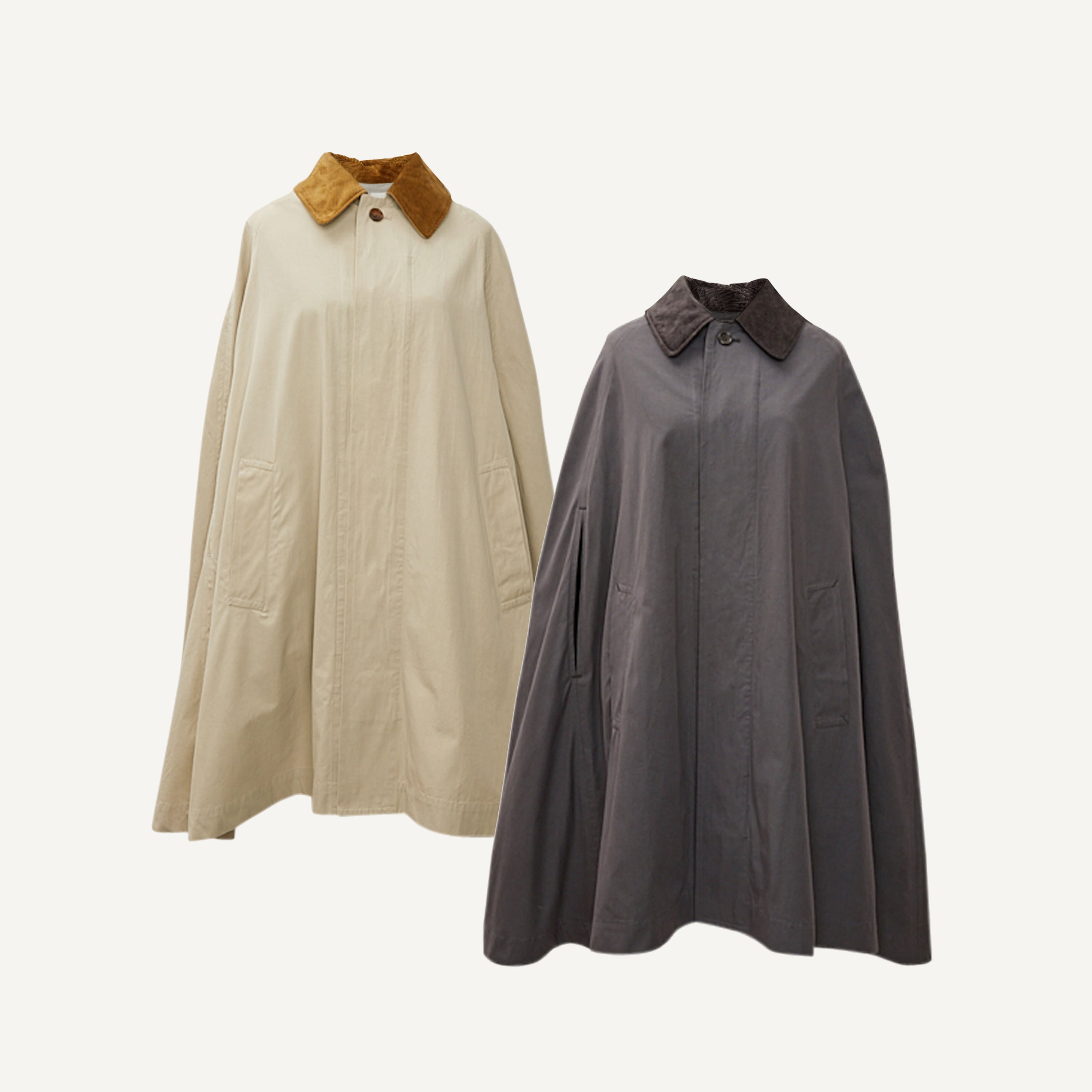 satoulifeRiu Twill 2way cape coat ケープ satoulifeRiu Twill 2way cape coat ケープ 楽天市場】ケープ