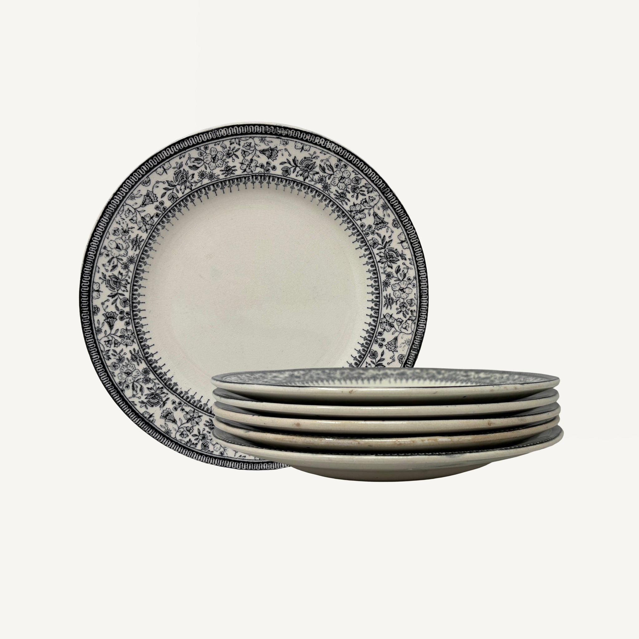 ANTIQUE IRONSTONE PLATES