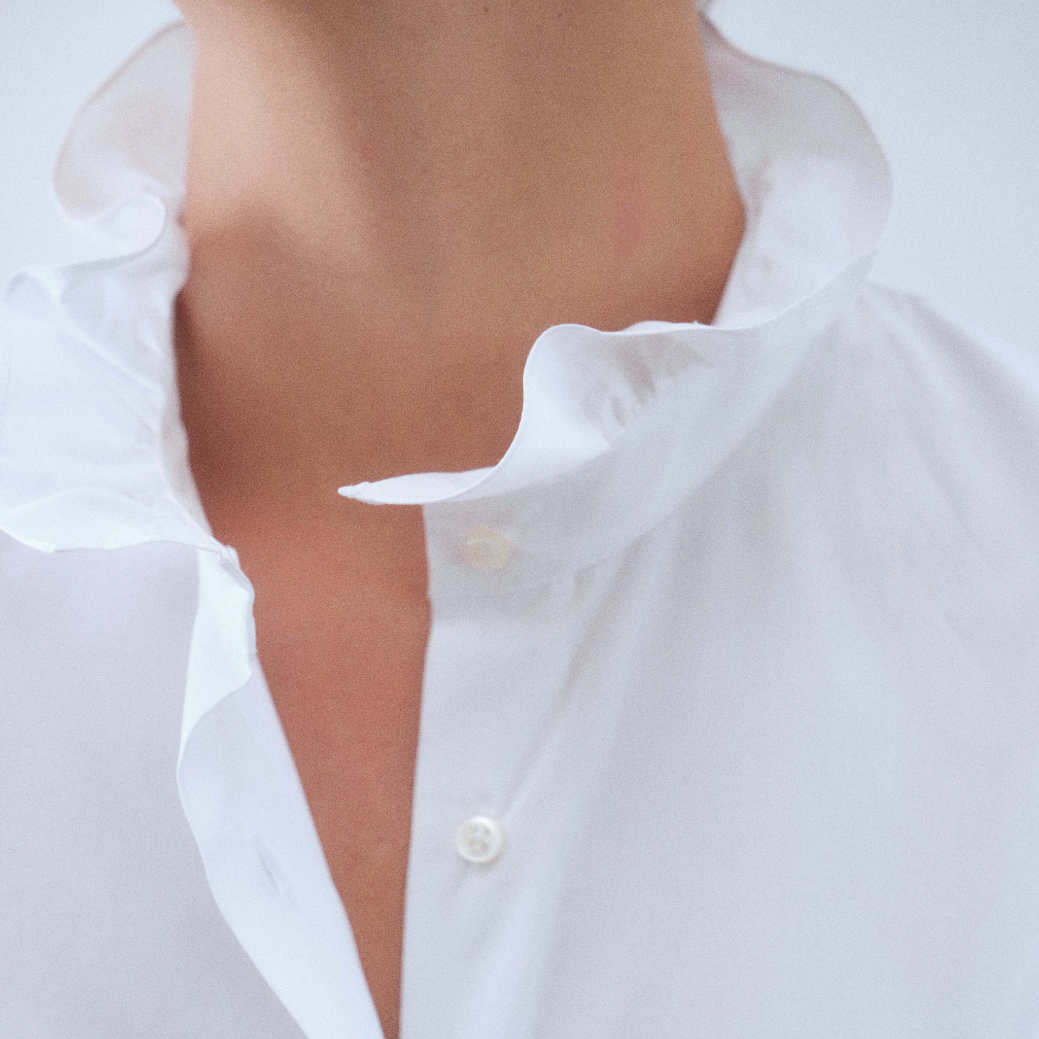 Ruffle Neck Shirt