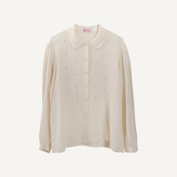 VINTAGE FIORELLA RUBINO + PLAIN GOODS BLOUSE