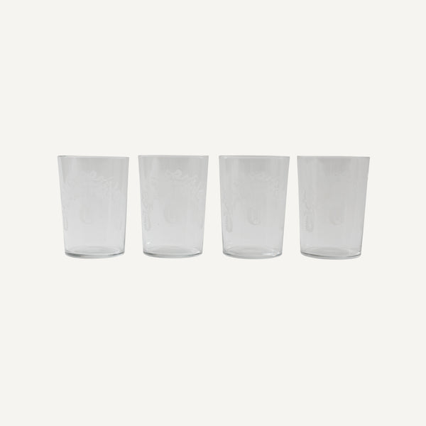 VINTAGE MONOGRAMMED GLASSES