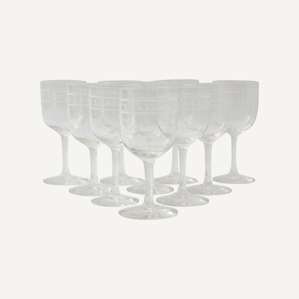 VINTAGE CRYSTAL SHERRY GLASSES