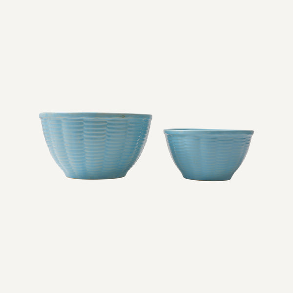 ANTIQUE WATT WARE POTTERY BOWLS