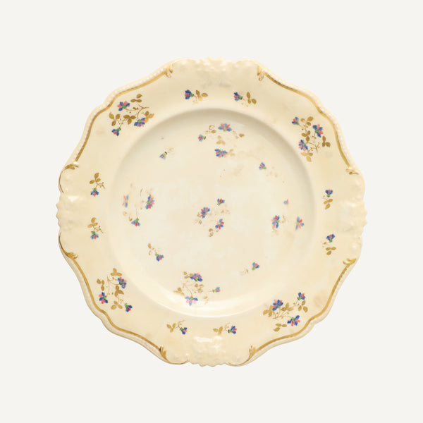 ANTIQUE ENGLISH HAND PAINTED PLATES