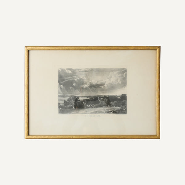 ANTIQUE FRAMED ENGRAVING