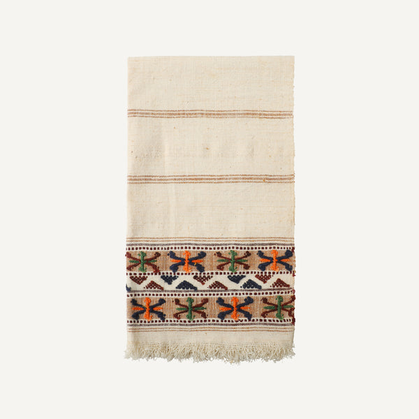 VINTAGE TURKISH EMBROIDERED HAND TOWEL